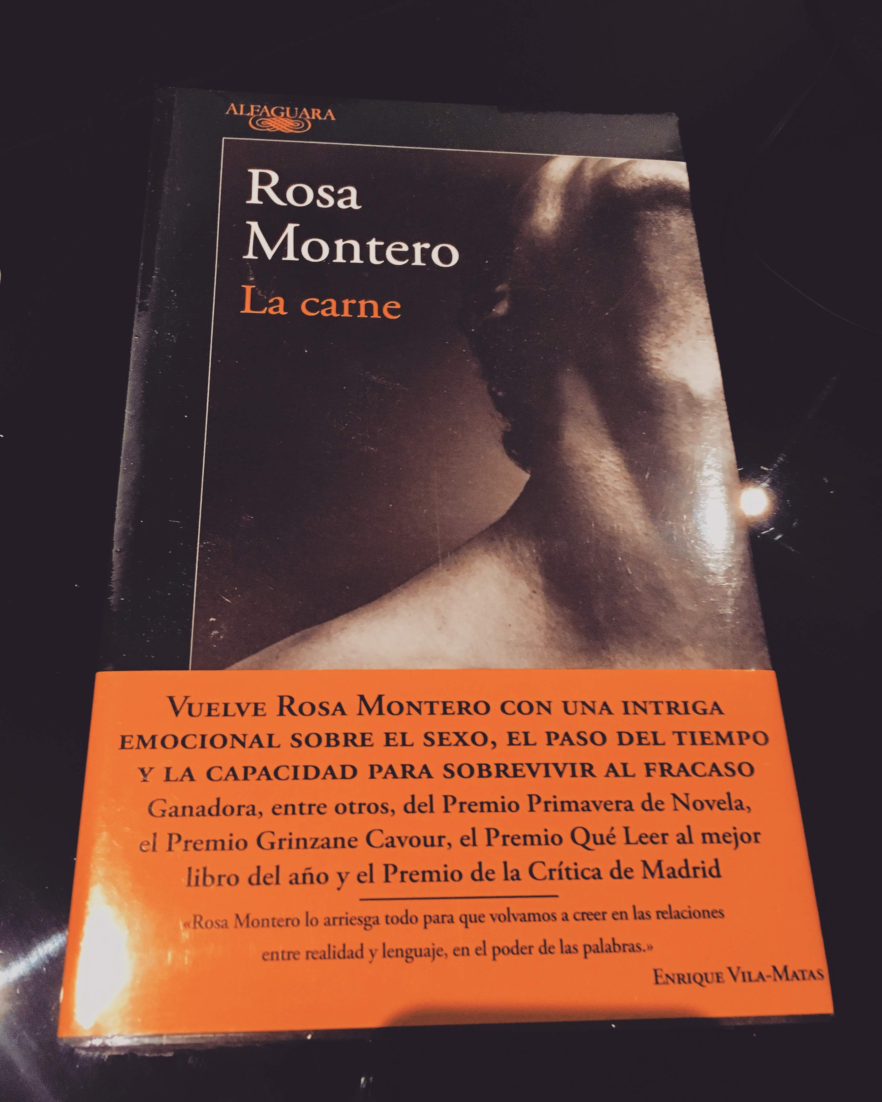 Portada del Libro La carne de la autora española Rosa Montero. (Foto: Sandra Ramírez Checnes)